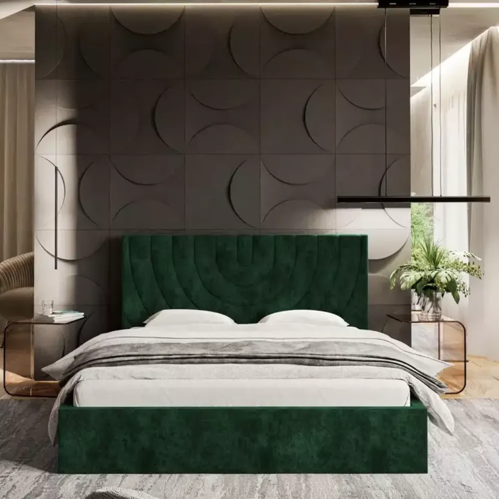 Łóżka Z Zagłówkiem|Łóżka Z Pojemnikiem>Riban Dużo łóżko dwuosobowe 180x200 cm ARESSA