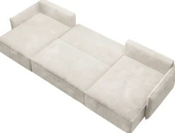 Narożniki>BROMARKT Duży narożnik niebieski do salonu z funkcją spania i pojemnikiem ARTUR