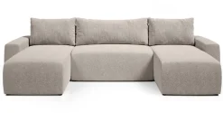 Narożniki>BROMARKT Duży nowoczesny narożnik do salonu z funkcją spania PLUSH U