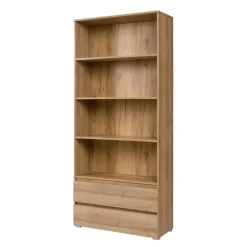 Zestawy Mebli Młodzieżowych>MARIDEX Duży nowoczesny regał do pokoju młodzieżowego COSTA dąb riviera