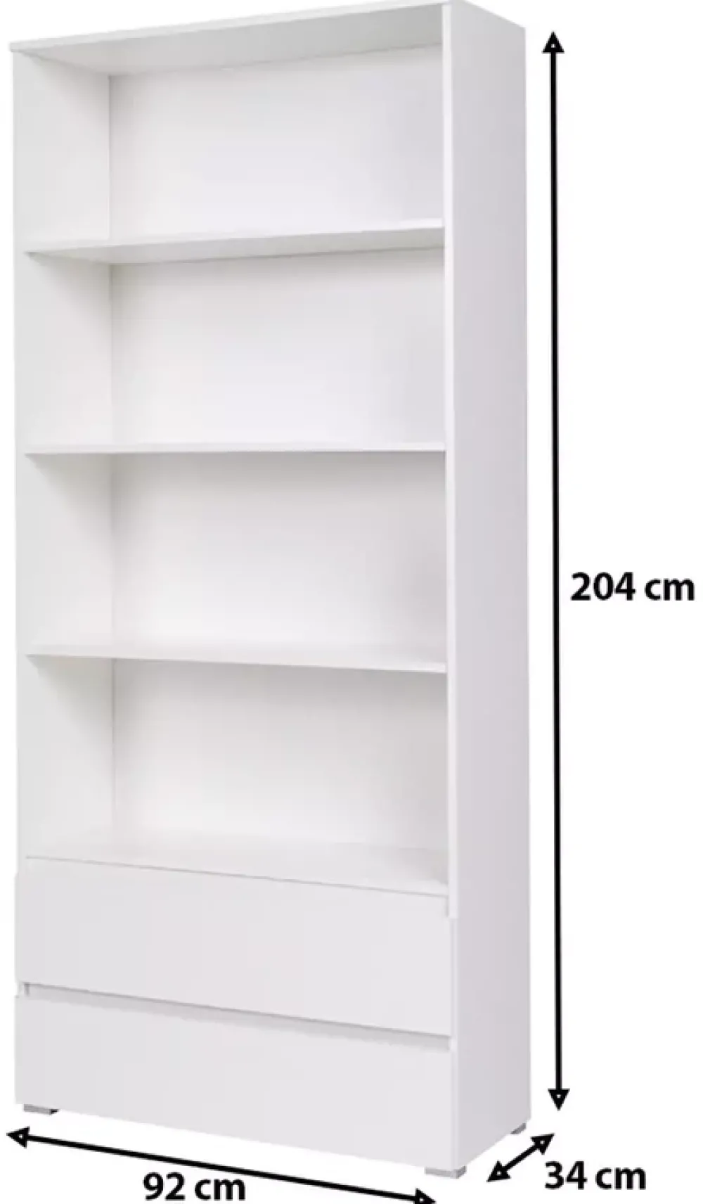 Zestawy Mebli Młodzieżowych>MARIDEX Duży nowoczesny regał do pokoju młodzieżowego COSTA dąb riviera