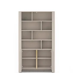 Regały Na Książki|Meble Młodzieżowe>PIASKI Duży nowoczesny regał do salonu 103 cm BELVI kaszmir