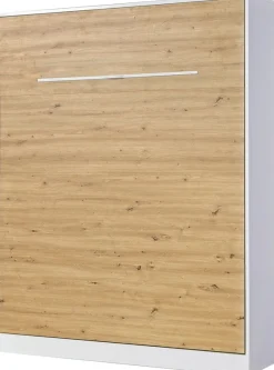 Meble Młodzieżowe|Łóżka Młodzieżowe>DOMEL Duży półkotapczan 160x200 cm pionowy ze stelażem do sypialni PERFECT dąb artisan