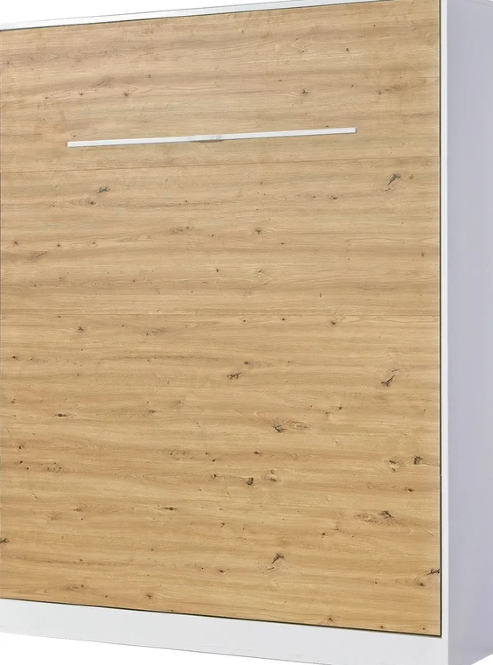 Meble Młodzieżowe|Łóżka Młodzieżowe>DOMEL Duży półkotapczan 160x200 cm pionowy ze stelażem do sypialni PERFECT dąb artisan