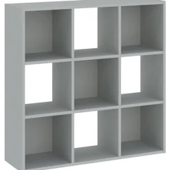 Regały Na Książki|Regały Dla Dzieci>INTER MEBLE Duży regał 91 cm na książki do salonu z półkami CORTA szary
