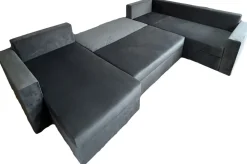 Narożniki></noscript>Meble Grand Duży rozkładany narożnik w kształcie U z funkcją spania MAESTRO