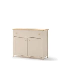 Meble Młodzieżowe|Zestawy Mebli Młodzieżowych>lenart. Dwudrzwiowa komoda 110 cm do pokoju młodzieżowego beż piaskowy STORY