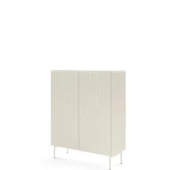 Zestawy Mebli Do Salonu|Komody></noscript>LASKI Dwudrzwiowa komoda 100 cm do salonu MEZZO kaszmir