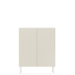 Zestawy Mebli Do Salonu|Komody></noscript>LASKI Dwudrzwiowa komoda 100 cm do salonu MEZZO kaszmir