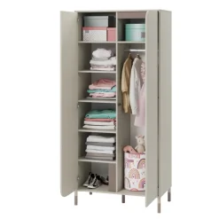 Meble Młodzieżowe|Zestawy Mebli Młodzieżowych>lenart. Dwudrzwiowa młodzieżowa szafa z półkami HARMONY 92 cm