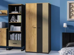 Meble Młodzieżowe|Zestawy Mebli Młodzieżowych></noscript>ML Meble Dwudrzwiowa szafa do pokoju młodzieżowego COLT