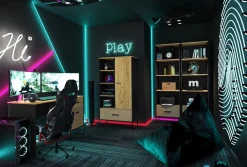 Meble Młodzieżowe|Zestawy Mebli Młodzieżowych></noscript>ML Meble Dwudrzwiowa szafa do pokoju młodzieżowego COLT