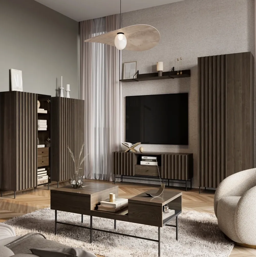 Szafy Dwudrzwiowe|Szafy Młodzieżowe>lenart. Dwudrzwiowa szafa do salonu z wysokimi nóżkami 90 cm PIEMONTE