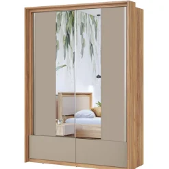 Zestawy Mebli Do Sypialni|Szafy Dwudrzwiowe>Helvetia Dwudrzwiowa szafa przesuwna do sypialni 159 cm IMPRESSIO