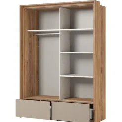 Zestawy Mebli Do Sypialni|Szafy Dwudrzwiowe>Helvetia Dwudrzwiowa szafa przesuwna do sypialni 159 cm IMPRESSIO