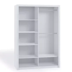 Zestawy Mebli Do Sypialni|Szafy Dwudrzwiowe>GiB Meble Dwudrzwiowa szafa przesuwna z lustrami 120 cm Artisan BELLA dąb artisan