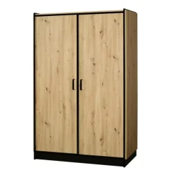 Zestawy Mebli Do Salonu|Szafy Dwudrzwiowe>Lempert Dwudrzwiowa szafa z półkami na ubrania do salonu KALETTO