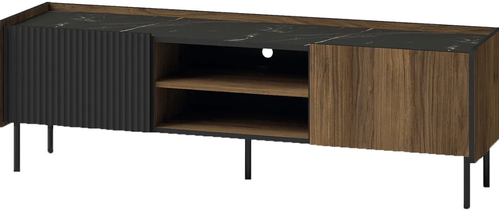 Szafki Rtv>DOLMAR Dwudrzwiowa szafka RTV do salonu 150 cm PINNACLE