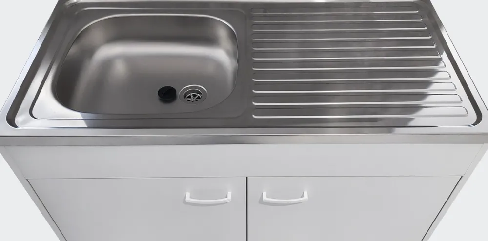 Meble Kuchenne>Lempert Dwudrzwiowa szafka z zlewozmywakiem 100 cm BASO