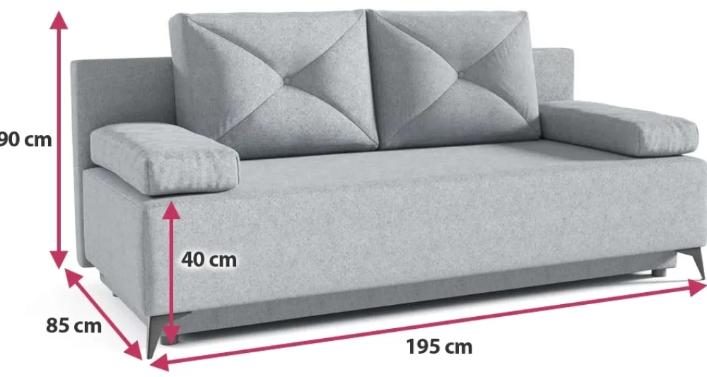 Meble Dla Dzieci|Kanapy I Sofy>Meble Grand Dwuosobowa kanapa z funkcją spania ZAZO