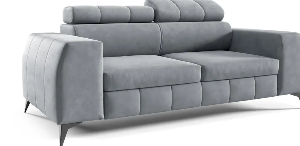 Meble Młodzieżowe|Kanapy I Sofy>Meble Grand Dwuosobowa sofa do salonu z regulowanymi zagłówkami SOFFO