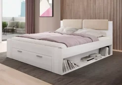 Łóżka Młodzieżowe|Łóżka Z Zagłówkiem></noscript>Helvetia Dwuosobowe łóżko do sypialni 160x200 cm w kolorze Abisko GALACTIC