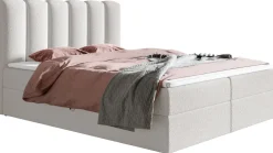 Łóżka Czarne|Łóżka Białe>Riban Dwuosobowe łóżko kontynentalne 180x200 cm z pojemnikiem do sypialni BALENO