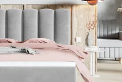 Łóżka Czarne|Łóżka Białe></noscript>Riban Dwuosobowe łóżko kontynentalne 180x200 cm z pojemnikiem do sypialni BALENO