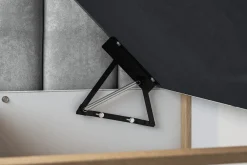 Łóżka Czarne|Łóżka Białe></noscript>Riban Dwuosobowe łóżko kontynentalne 180x200 cm z pojemnikiem do sypialni BALENO