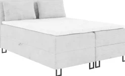 Łóżka Młodzieżowe|Łóżka Ze Stelażem>BROMARKT Dwuosobowe łóżko tapicerowane do sypialni 140x200 cm z pojemnikiem TESSA