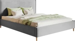 Łóżka Z Zagłówkiem|Łóżka Na Nóżkach>Riban Dwuosobowe łóżko tapicerowane 180x200 cm EDAN