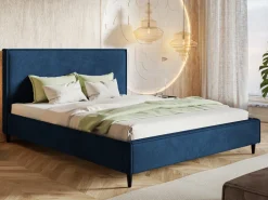 Łóżka Z Zagłówkiem|Łóżka Na Nóżkach></noscript>Riban Dwuosobowe łóżko tapicerowane 180x200 cm EDAN