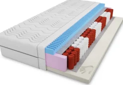 Materace Termoelastyczne|Materace Kieszeniowe>DAVI MEBLE Dwustronny materac pocket 120x200 cm MOON pianka visco