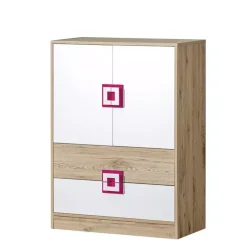 Meble Dla Dzieci|Zestawy Mebli Dziecięcych></noscript>DOMEL Dziecięca komoda z szufladami 80 cm NICO