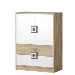 Meble Dla Dzieci|Zestawy Mebli Dziecięcych></noscript>DOMEL Dziecięca komoda z szufladami 80 cm NICO