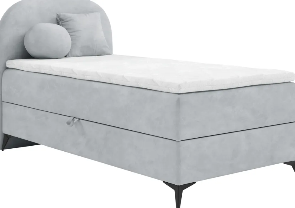 Łóżka Młodzieżowe|Łóżka Ze Stelażem>BROMARKT Dziecięce łóżko kontynentalne do sypialni 90x200 cm SERENO