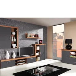 Komody>JUREK Elegancka komoda z półkami do salonu 90 cm SELFI