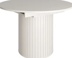 Stoły Rozkładane|Stoły>DOLMAR Elegancki stół okrągły rozkładany 160 cm ZELDA kaszmir