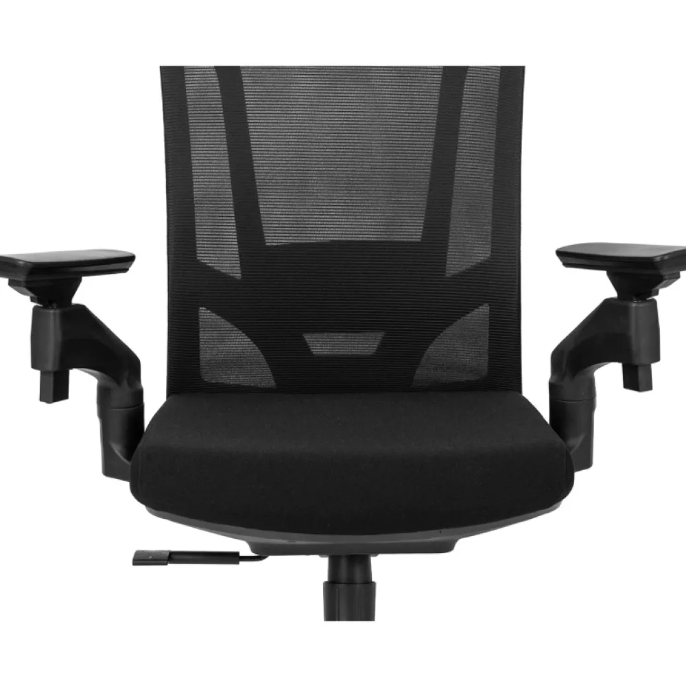 Fotele>MEBEL ELITE Fotel obrotowy ergonomiczny do biura czarny WESLY