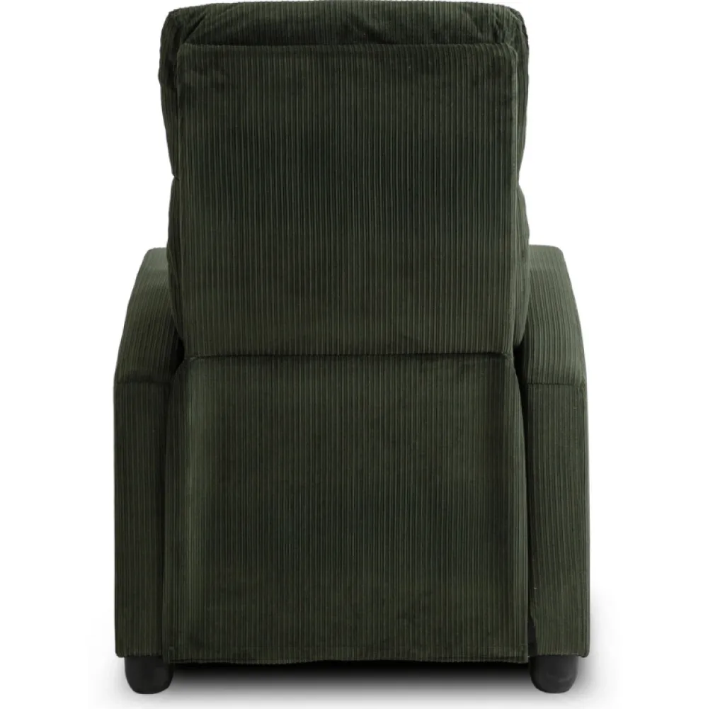 Fotele>MEBEL ELITE Fotel rozkładany do salonu zielony sztruksowy DUMIO Odcienie zielonego