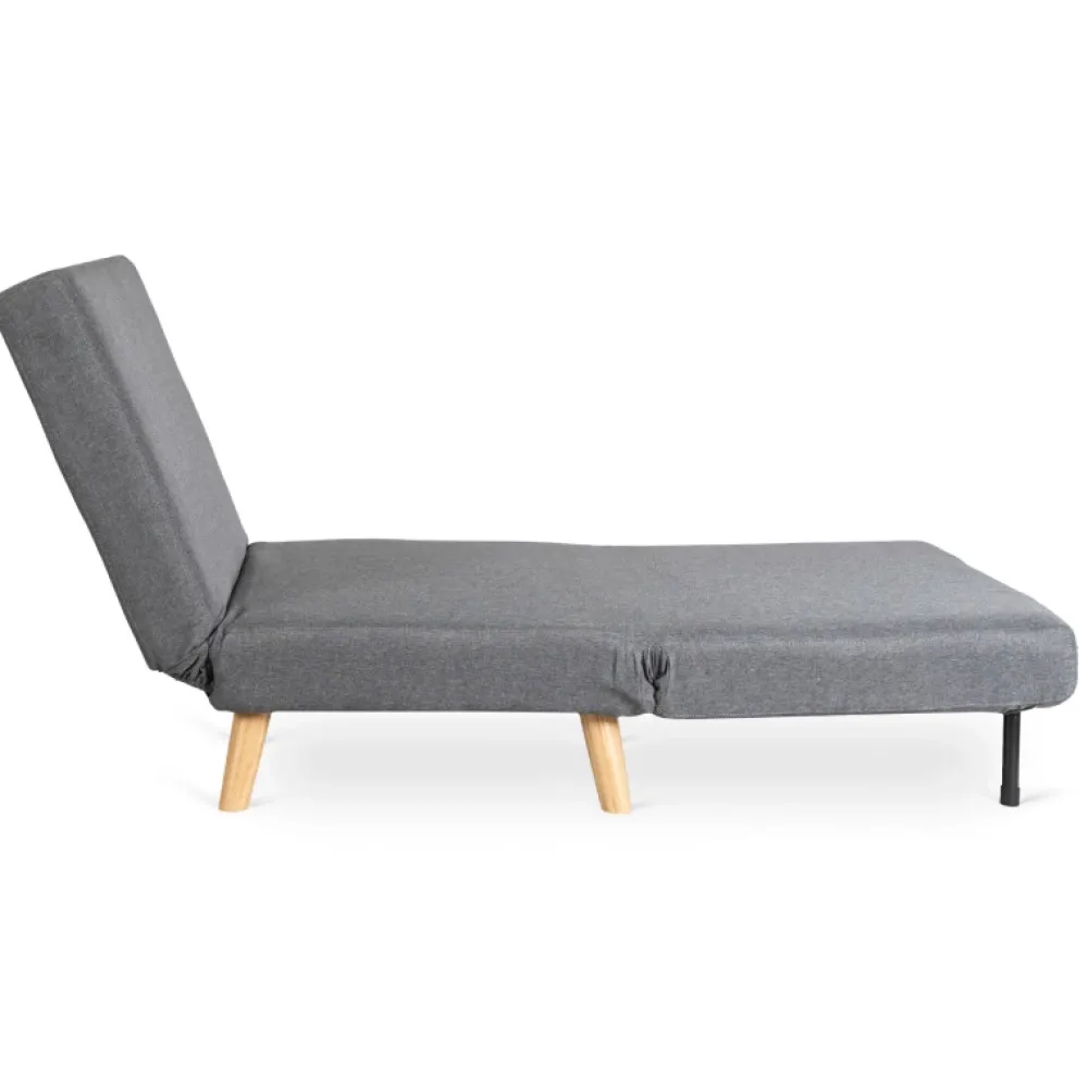 Fotele>MEBEL ELITE Fotel rozkładany z funkcją spania 100 cm do salonu MALIE szary