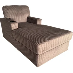 Fotele>MEBEL ELITE Fotel wypoczynkowy do salonu NUBEN sztruksowy Beżowy