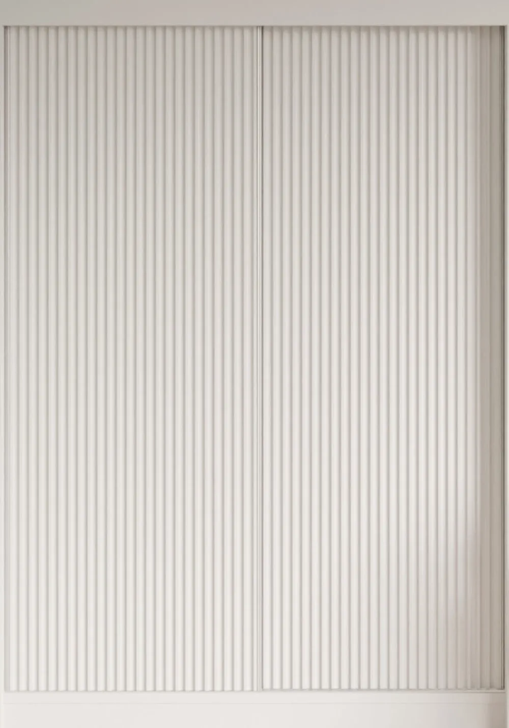 Zestawy Mebli Do Przedpokoju|Szafy Dwudrzwiowe>Arton Frezowana szafa przesuwna do sypialni 150 cm ROYAL biały