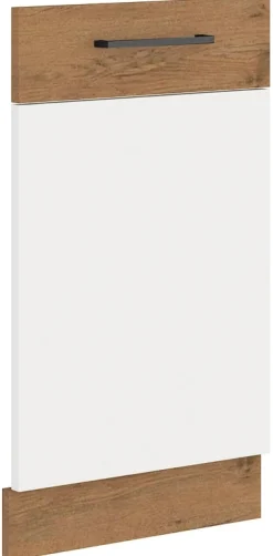Meble Kuchenne>Lempert Front do zmywarki z zakrytym panelem sterującym 45 cm Biały połysk VIKI