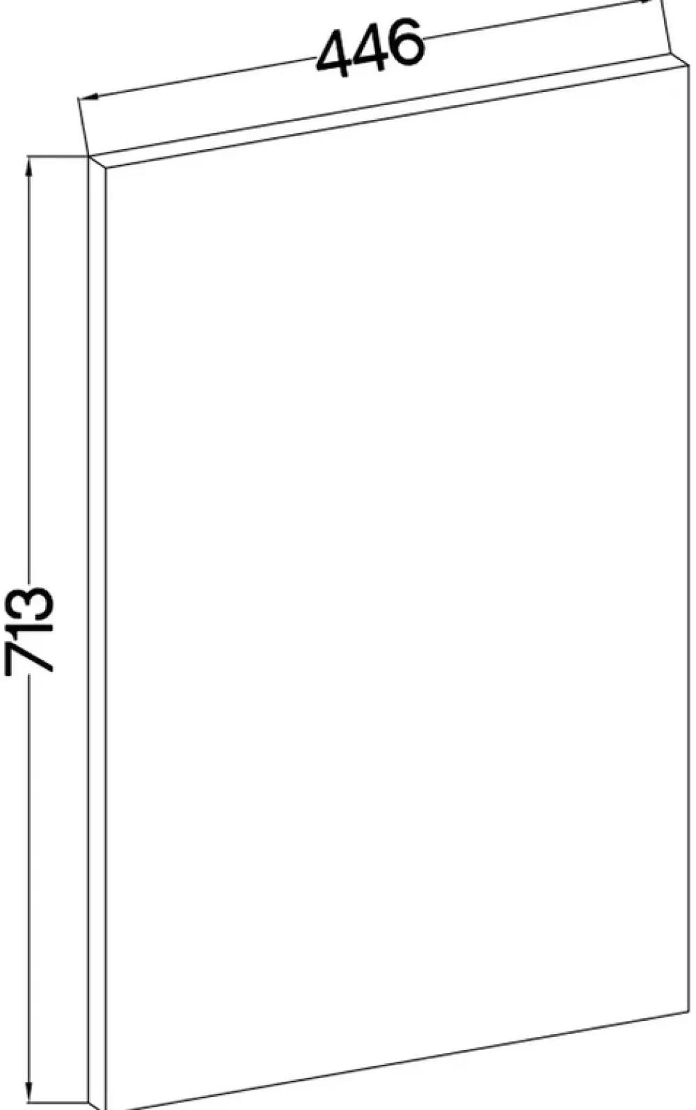 Meble Kuchenne>Lempert Front zmywarki 713x446 mm ALEPPO