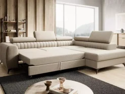 Narożniki></noscript>NEXT COLLECTION Funkcjonalny narożnik do salonu PAULLETTO regulowane zagłówki