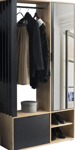 Garderoby|Zestawy Mebli Do Przedpokoju>JARSTOL Garderoba do przedpokoju z lustrem MORTIS dąb artisan