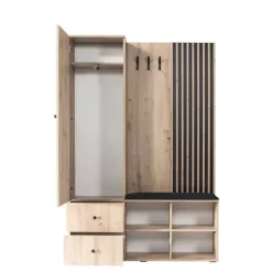 Garderoby|Zestawy Mebli Do Przedpokoju>JARSTOL Garderoba do przedpokoju z siedziskiem lustro CALIS