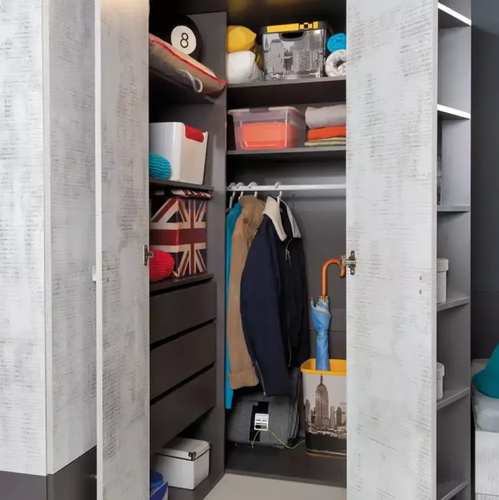 Szafy Dwudrzwiowe|Szafy Do Pokoju Dziecięcego>MEBLAR Garderoba młodzieżowa zamknięta TALENT