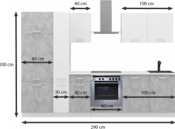 Meble Kuchenne></noscript>Lempert Gotowy zestaw mebli kuchennych TONY 290 cm
